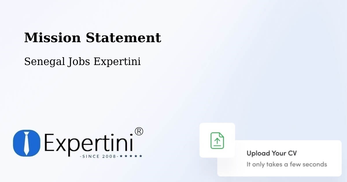 Corporate Mission – Tiébo - Senegal Jobs Expertini